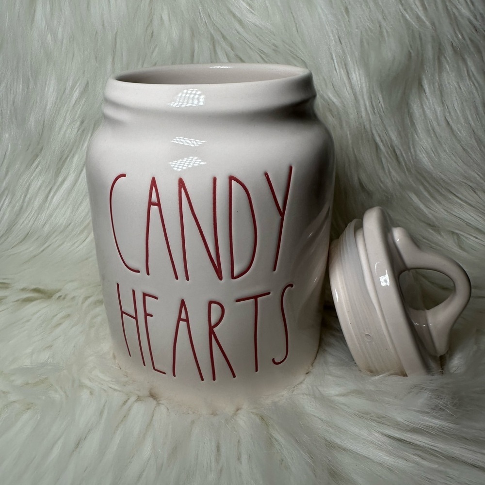 Rae Dunn Candy Hearts Canister - Picture 2 of 4